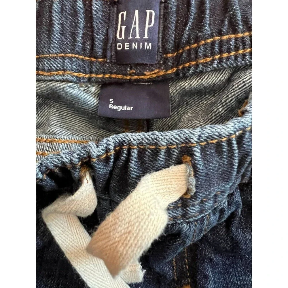 Gap Boys Denim 100% Cotton Tie Waist Jean Shorts Size S 6-7
